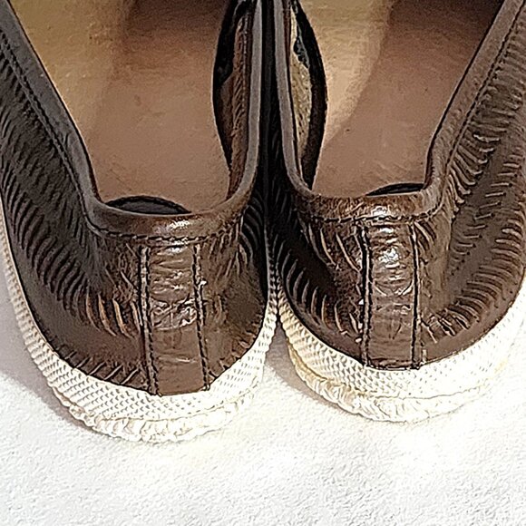 Frye brown leather Kira slip ons - Picture 4 of 12